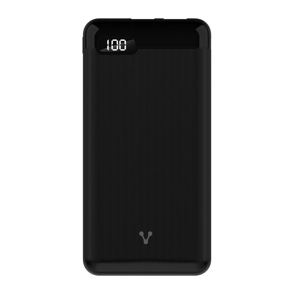 Vorago Pb-560 Powerbank 20,000 Mah Usb-c 2.1 Display Lcd Color Negro