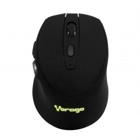 Vorago MO-306-BK Mouse Inalámbrico 1000/1600/2400 DPI Recargable Negro