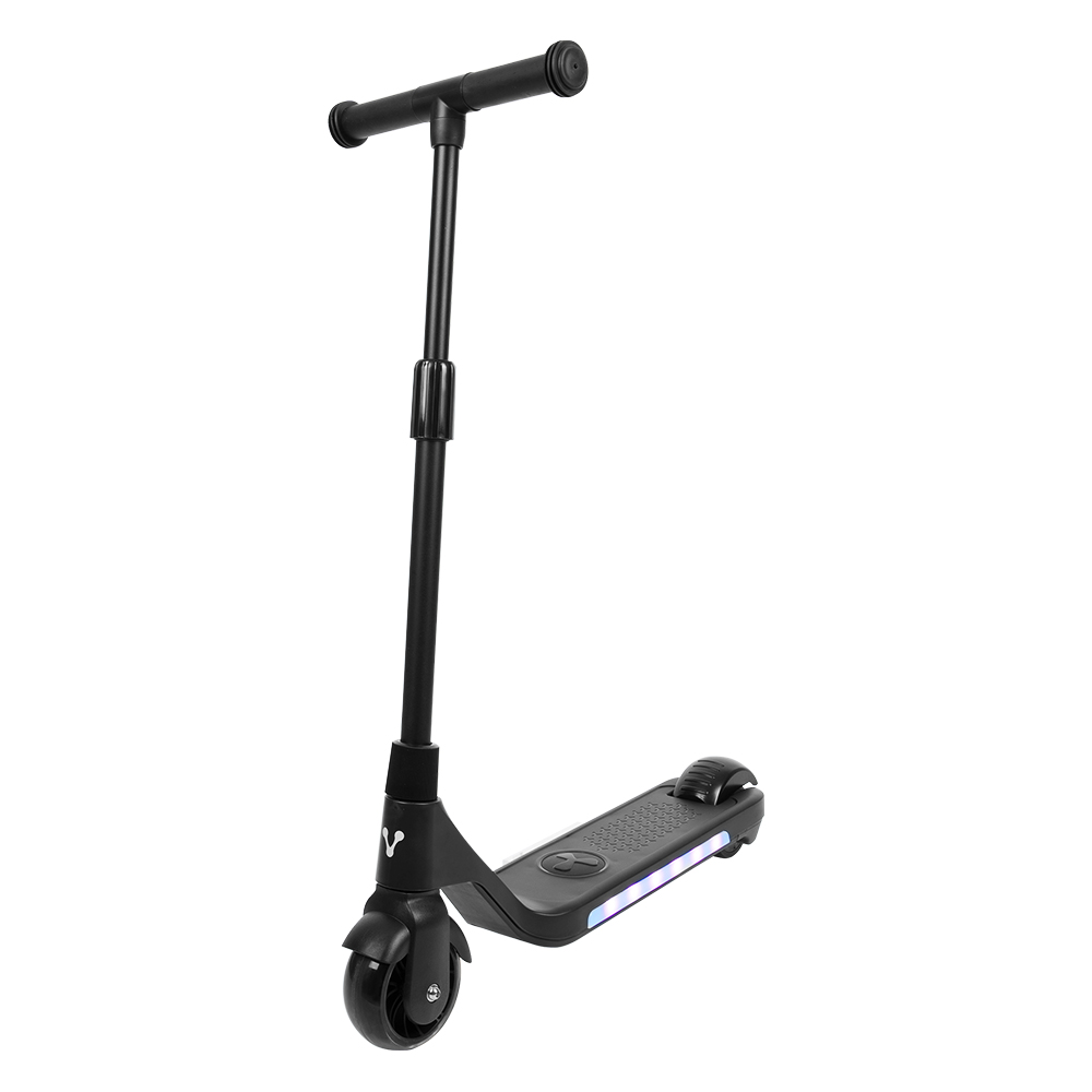 Vorago SC-102-BK Scooter para niños 10 km de autonomia Soporta Hasta 60 Kg Motor De 40 Watts Iluminacion Led Aluminio 8 Km/h Color Negro