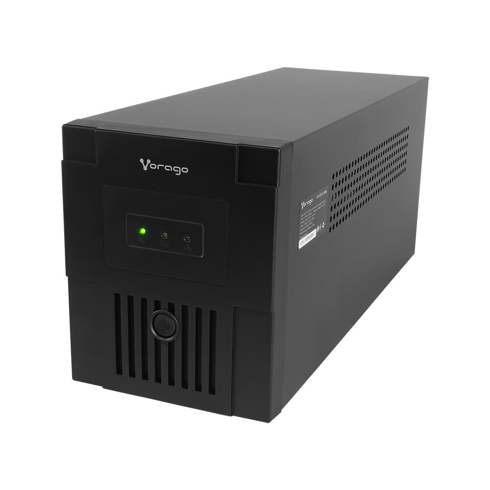 UPS-500 No Break Batería de Respaldo de 6 Contactos, 1,500 VA, 900 W con Supresor de Picos, para Casa y Oficina Ideal para Apagones y Cortes de Luz