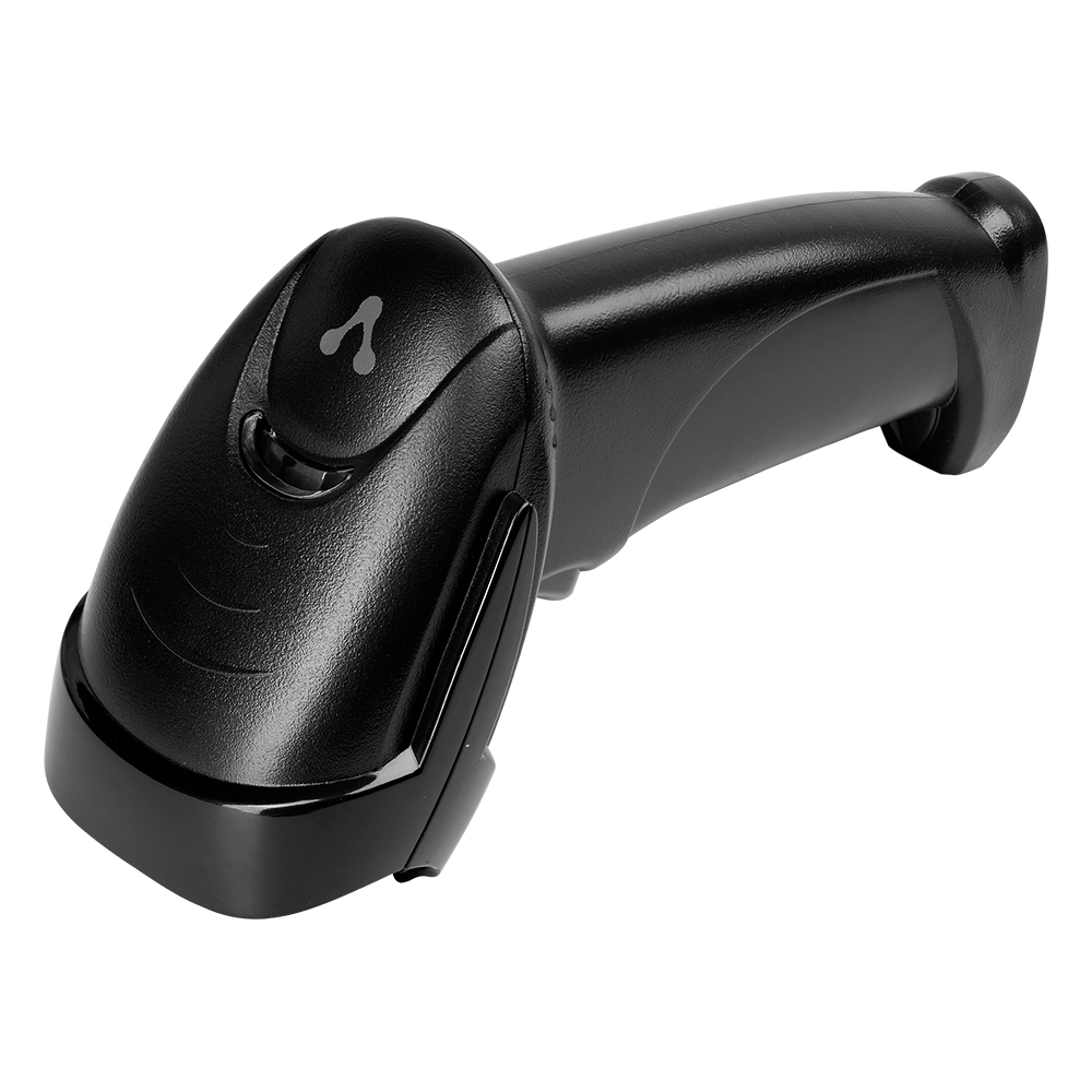 Vorago Lector de Código de Barras BCS-201 1D Botón de Alta Elasticidad IP52 USB Negro