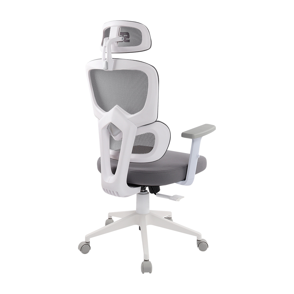 Vorago Start The Game CGM-400-WH Silla Gamer Mesh Resplado Reclinable Ruedas 50 Mm Ajuste De Altura Soporta hasta 150 Kg Piston Clase 4 Malla Transpirable Estructura Metalica Color Blanco