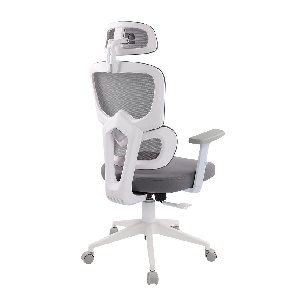 Vorago Start The Game CGM-400-WH Silla Gamer Mesh Resplado Reclinable Ruedas 50 Mm Ajuste De Altura Soporta hasta 150 Kg Piston Clase 4 Malla Transpirable Estructura Metalica Color Blanco