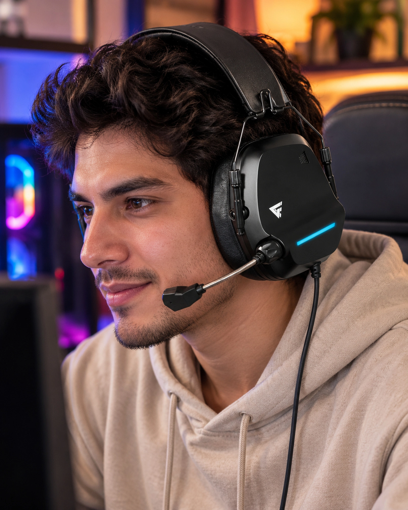 HSG550 - Gaming Headset en uso