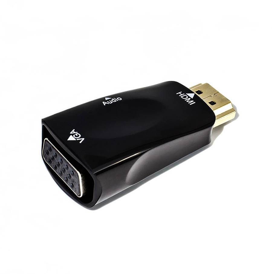 ADP-208 Adaptador HDMI a VGA, incluye mini y micro a HDMI